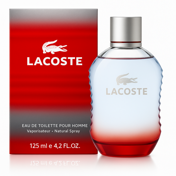 Lacoste Red De Toilette 125 ml