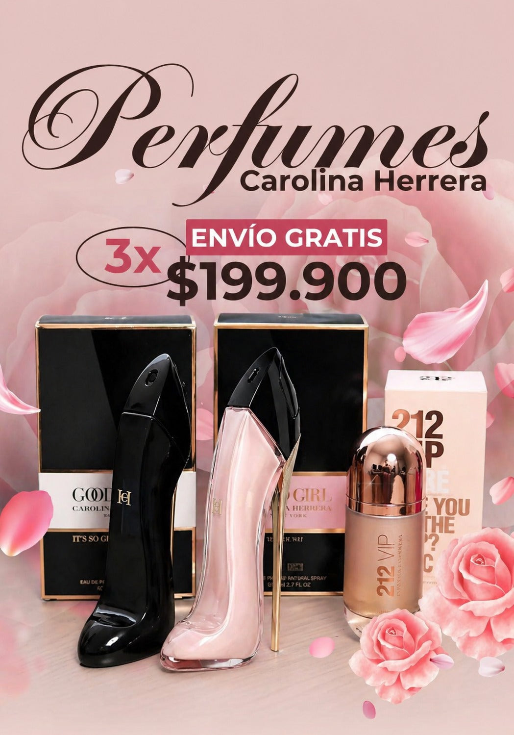 combo - Trío Elegancia Rosé