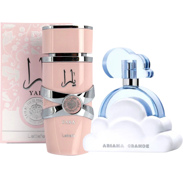 Combo Yara Lattafa Rosada 100ml & Cloud de Ariana Grande 100ml